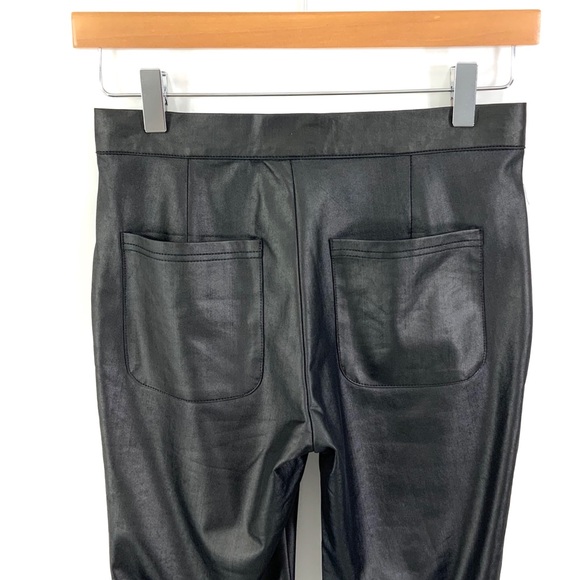 TOBI Skinny Faux Satin-Like Fabric Zip Up Legging Pants G8 - Picture 5 of 7